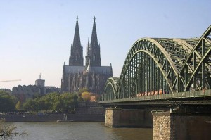 Catedral de Colonia y el río Rin