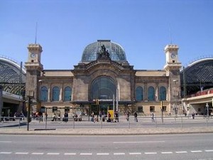 La estación central de Dresde