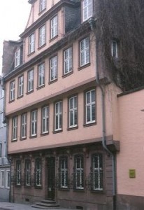 Casa de Goethe en Frankfurt 